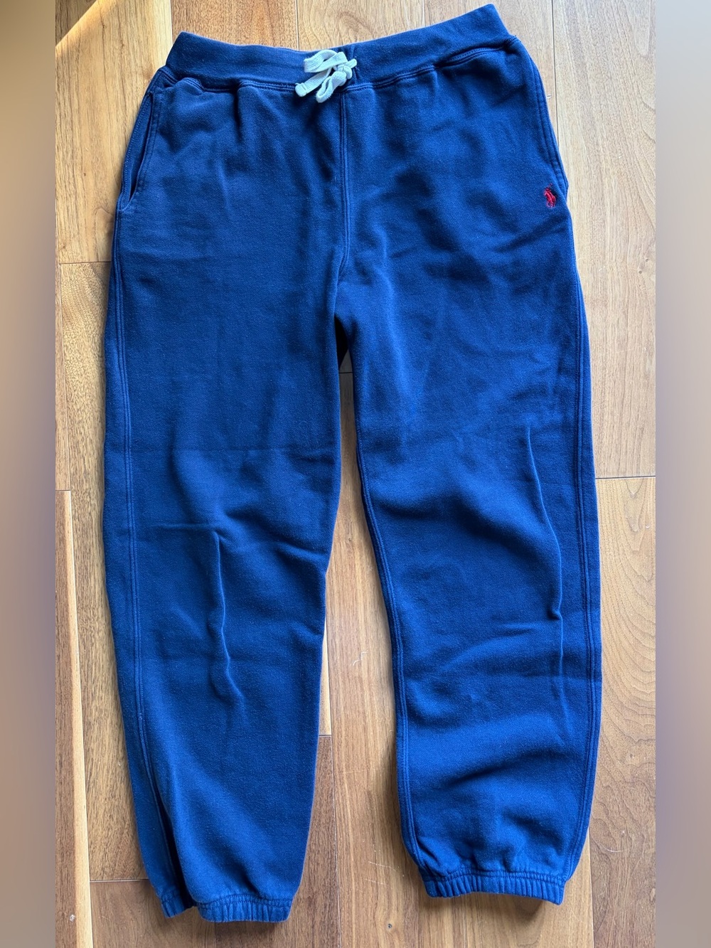 Polo by Ralph Lauren Dark Blue Kids Jogger Sweatpants with Red Pony